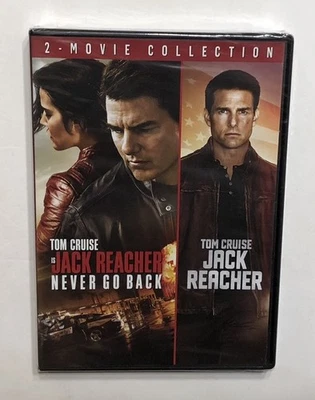 JACK REACHER 2-MOVIE COLLECTION DVD JACK REACHER / NEVER GO BACK 2016 SEALED NEW - Image 1 of 2
