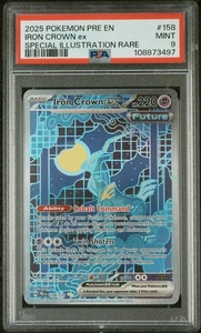 Iron Crown ex #158 - Prismatic Evolutions - PSA 9 - Pokémon TCG - Picture 1 of 2