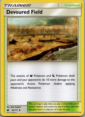 Devoured Field Uncommon SM - Crimson Invasion 93/111 NM - Image 1 of 2
