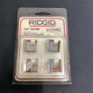 Ridgid 37960 Pipe Threader Dies 1/2" NPSM 14 TPI-RH NOS - Picture 1 of 5