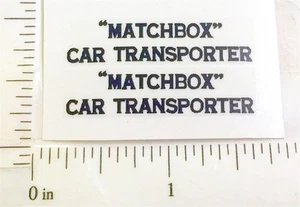 Matchbox #A-2A Car Transporter Sticker Pair MB-A2A - Picture 1 of 1