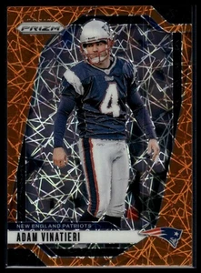 2024 Panini Prizm Lazer Adam Vinatieri #199 New England Patriots - Bild 1 von 2