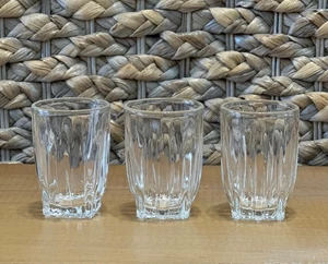 Juego de 3 vasos de chupito de whisky de jugo de Park Avenue de colección Federal Glass Co - Imagen 1 de 6