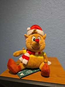 2025 Disney Parks Gus Cinderella Christmas Holiday Magnet Plush Shoulder Pal - Picture 1 of 4