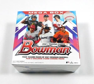 Bowman Baseball Mega Box 2021 sigillato (6 confezioni) - Foto 1 di 2