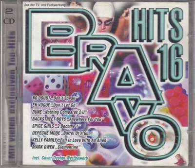 Bravo Hits 16 2CD:BUSH,NO DOUBT,ENIGMA,DUNE,B.B.E,BROOKLYN BOUNCE,FETTES BROT - Bild 1 von 4