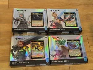 Magic: The Gathering Final Fantasy Collector’s Edition Commander Deck Bundle NEW - Picture 1 of 5