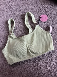 Victoria's Secret Schwimm-Bikini The Wave Tanktop Trägeroberteil grün L/XL - Bild 1 von 10