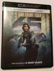 65 (4K & BLURAY No Digital) Turok Space Action Horror Sci-fi Adam Driver - Picture 1 of 4