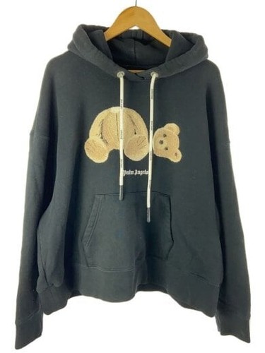 Palm Angels BEAR FELPA CON CAPPUCCIO felpa con cappuccio L cotone BLK PMBB058F21FLE007