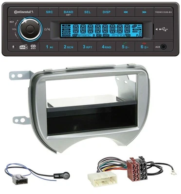 Continental MP3 DAB USB Bluetooth Autoradio für Nissan Micra (10-13 K13) silber - Bild 1 von 4