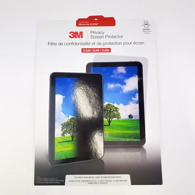 3M Privacy Screen Protector Clear for Motorola Xoom Unopened - Image 1 of 4