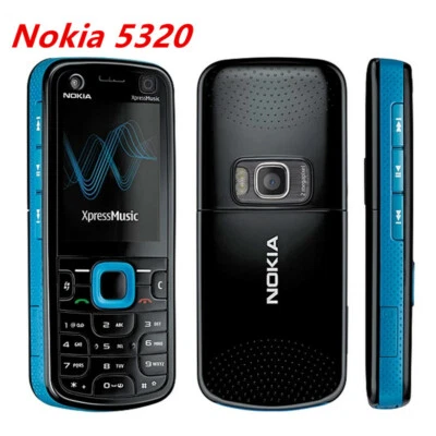 Original Unlocked Nokia 5320 XpressMusic 3G 2MP Camera Mobile Bar Cellphone - Image 1 of 4