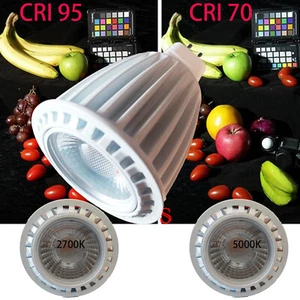 High CRI RA 95-98 MR16 AC DC 12V 7w 500lm Cob Led Spotlight Led Lamp Bulb - Picture 1 of 11