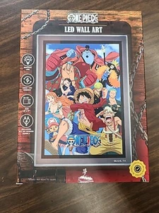 Otaku Toei Animation One Piece LED WALL ART Frame 8" x 11" 6W Energy Plug-in - Picture 1 of 7