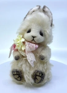 OOAK Handmade Artist Bunny POLI By Russian Teddy Bear Artist Masha Ivanova - Bild 1 von 10