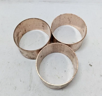 Acoplamiento de cobre Nibco 2" Nom C con tope (lote de 3) Foto 1 de 4