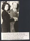 1949 Roscoe Ates And Leonora Belle Jumps Marriage Day Vintage Original Photo