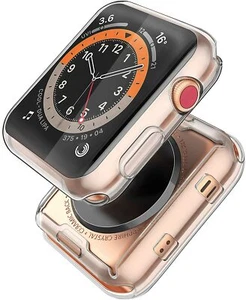 For Apple Watch Series SE 6 5 4 3 38/42/40/44mm iWatch Soft TPU Full Cover Case - Picture 1 of 6