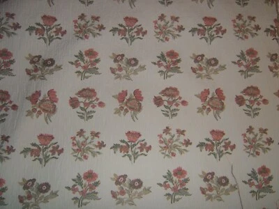 Lee Jofa, Annabella Embroidered Floral, BTY, Color Multi on Cream - Image 1 of 2