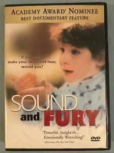 Sound and Fury (DVD, 2000) Documentary, Deaf, W Booklet, Very Good!! - Picture 1 of 5