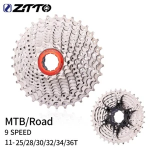 ZTTO 9-Gang Kassette Freilauf 11-25T/28T/30T/32T/34T/36T Straßen-MTB Fahrräder - Bild 1 von 6