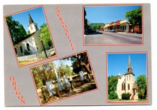 Jacksonville Oregon Cartão Postal St Joseph Igreja Católica Romana no Centro da Cidade Cemitério