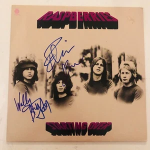 Raspberries Autograph Signed "Starting Over" Album Eric Carmen X 2 Beckett Auth - Picture 1 of 2
