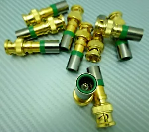 Connettori Audioquest BNC stile compressione placcati in oro - Foto 1 di 3