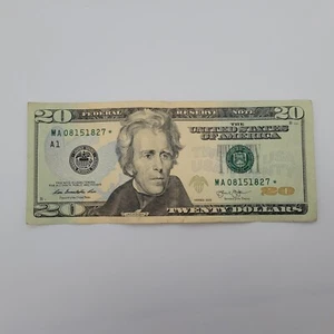 2013 Twenty Dollar $20 Bill Federal Reserve Star Note Boston Paper Money - Picture 1 of 8