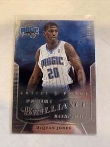 DEQUAN JONES 2012-13 PANINI BRILLIANCE ARTISTS PROOF /10 ROOKIE ORLANDO MAGIC 