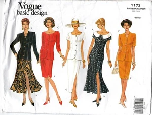 Patrón de diseño básico Vogue 1173 - parte superior y falda - muy fácil - Imagen 1 de 1