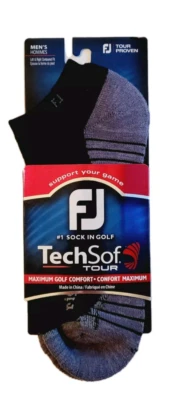 Footjoy TechSof Tour 17517 Zapato Para Hombre Talla 7-12 Negro Deportivo Corte Bajo Calcetines Nuevos con Etiquetas Foto 1 de 3