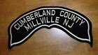 MILLVILLE CUMBERLAND COUNTY N.J. MOTORCYCLE ROCKER BACK PATCH BIKER CLUB BX XL