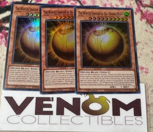 3x (M/CASI NUEVO) El Dragón Alado de Ra - Modo Esfera RA01-EN007 Súper Raro 1er YuGiOh - Imagen 1 de 1