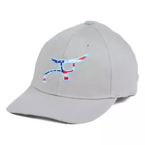 RopeSmart American Flex Cap Hat USA Live the Dream Bull Steer Rodeo Team Roping - Picture 1 of 5