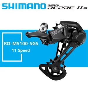 SHIMANO Deore RD-M5100 Rear Derailleur 11 Speed MTB Bike Shadow RD SGS Long Cage - Picture 1 of 1