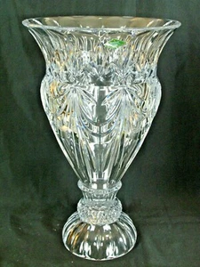 Shannon by Godinger Crystal 15 3/4" In Contessa Large Flower Vase STUNNING - Picture 1 of 6