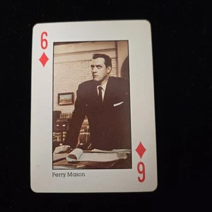 Perry Mason 1979 CBS TV Television Network Playing Card - Picture 1 of 2