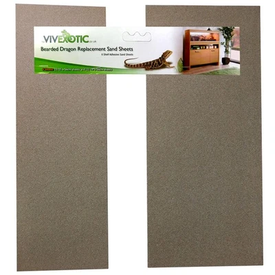 VIVEXOTIC BEARDED DRAGON REPLACEMENT SANDPAPER 6-PACK REPTILE VIVARIUM LIZARD