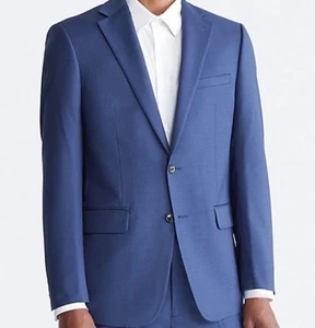 Calvin Klein Slim Fit Suit Jacket sport coat 42R Navy MSRP $395 - Picture 1 of 10