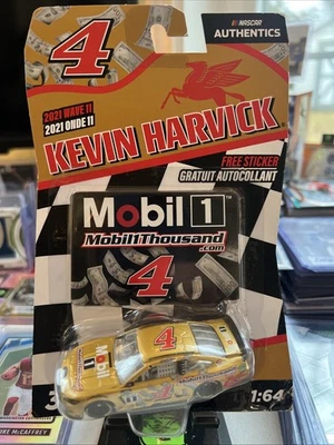 Kevin Harvick Gold Mobil 2021 1 Mobil1Thousand 1:64 Nascar Authentics Wave 11 Foto 1 de 4