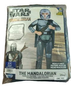 ¡NUEVO EN CAJA! DISNEY Star Wars: The Mandalorian Juego de Disfraz de 3 Piezas, Niño Pequeño 3-T 4-T - Imagen 1 de 5