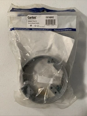 Nuevo Lote de 2 Anillos Adaptador Carlon E97ABR2 No Metálicos para Cubiertas Redondas de Latón Foto 1 de 4