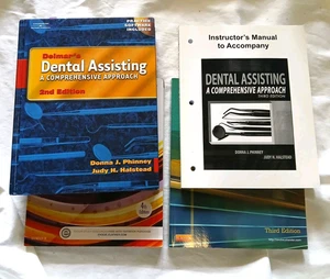 Lot of 4 Dental Assisting Textbooks & Instructor’s Manual – Administrative & Cli - Imagen 1 de 14