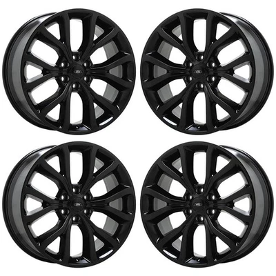 Llantas Ford Expedition 22" negro brillante juego de fábrica OEM 10145 INTERCAMBIO Foto 1 de 4