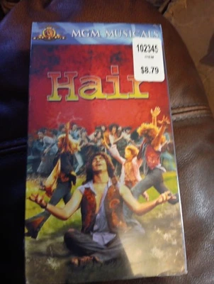 Hair (VHS 1979 New Sealed Torn Shrink Wrap Beverly D'Angelo Fast Shipping  - Image 1 of 4