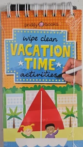 Priddy Books Wipe Clean Vacation Time  Activities Many Different Activities - Picture 1 of 4