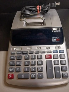 Canon MP11DX-2 Printing calculator - 12 Digits 2 Color Clock/Calendar - Picture 1 of 3