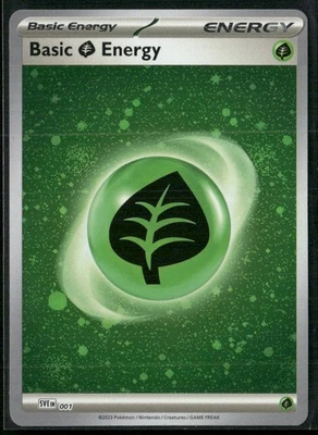 SV01: Scarlet & Violet Base Set #001 Basic Grass Energy (Cosmos Holo) - Image 1 of 2